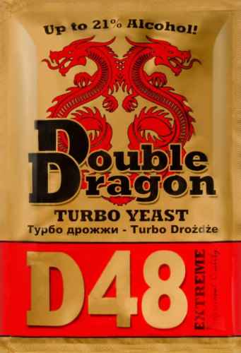 Турбо дрожжи Double Dragon D48, 132 гр
