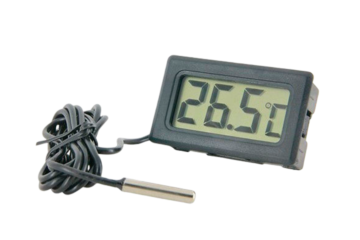Цифровой термометр TPM-10 С выносным датчиком, черный. Термометр цифровой с выносным щупом TPM-10. Термометр цифровой Орбита TPM-10. Sth0014ug, встраиваемый цифровой термометр с выносным датчиком. Купить электронный датчик температуры