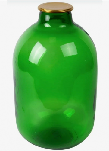 Бутыль СКО 10л (зеленый) стеклянный