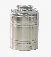 Бидон с закручивающейся крышкой и краном 30 л