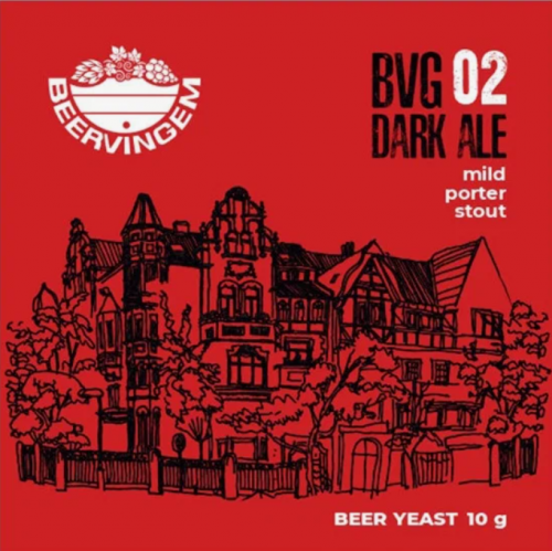 Пивные дрожжи Beervingem для темного пива "Dark Ale BVG-02" 10г.